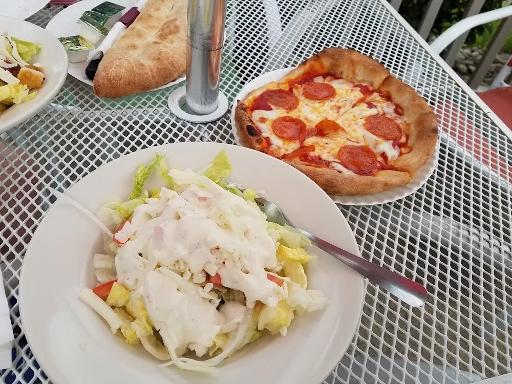 Personal Pepperoni Pizza and Side Salad